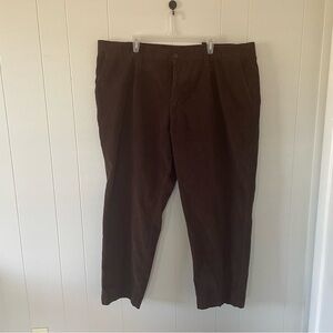 Classic Men's Corduroy Pants in Rich Brown